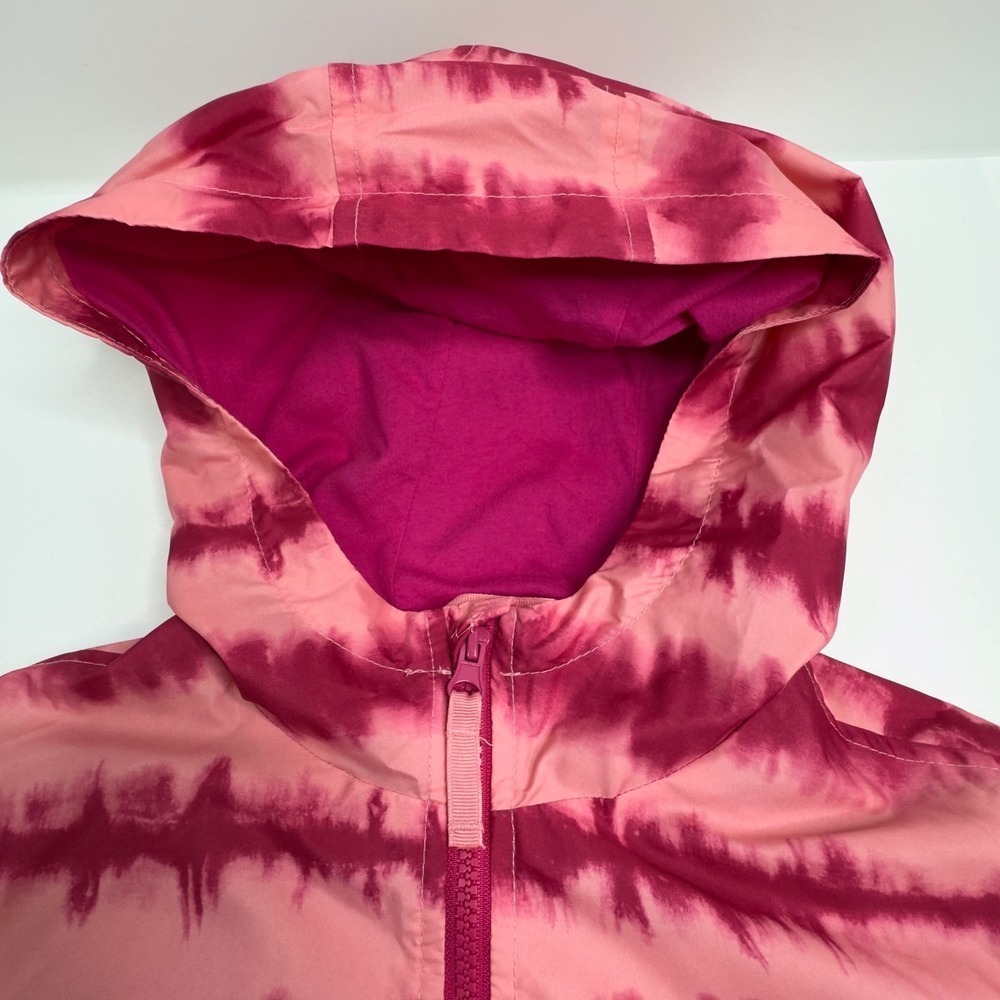 Kids Cat & Jack Pink Tie Dye Hooded Lightweight Jacket Size XL 14/16 - Picture 11 of 11